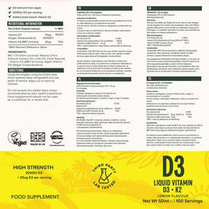 Vitamine D3 druppels (D3 + K2)