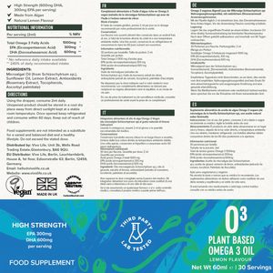 Vegan Omega-3 Druppels (groene munt)
