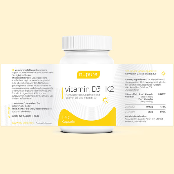 Vitamine D3-capsules (D3+K2)